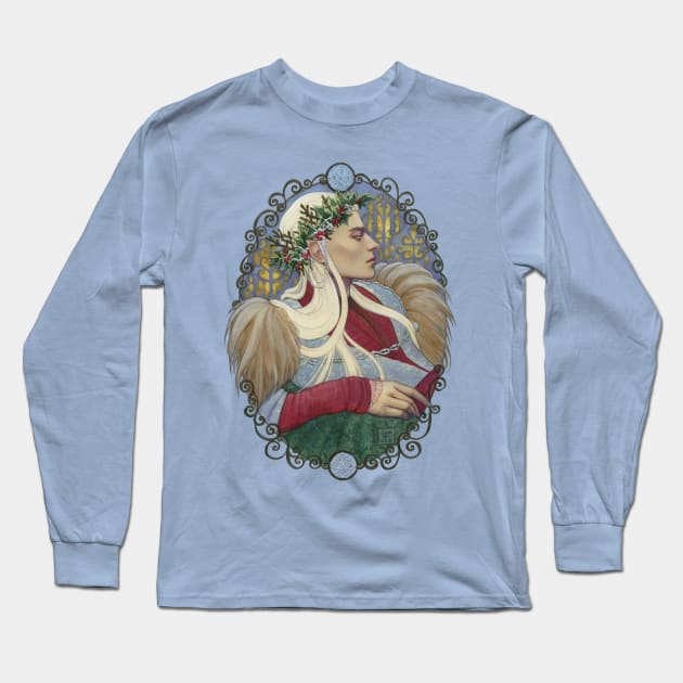 Elvenking in Winter Long Sleeve T-Shirt by BohemianWeasel